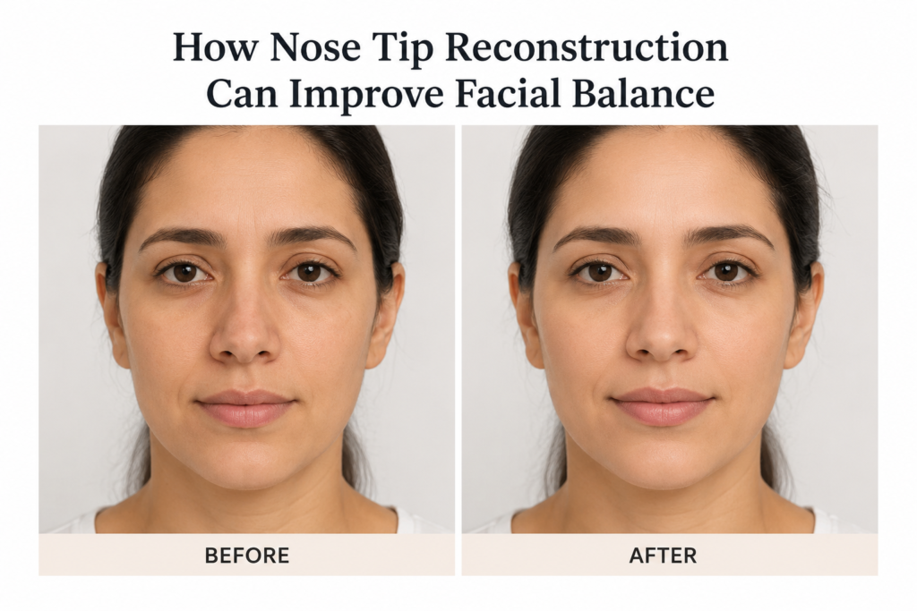 Nose tip reconstruction