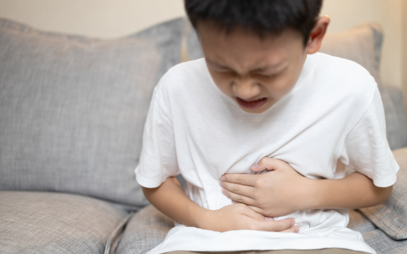 baby chest swelling pain