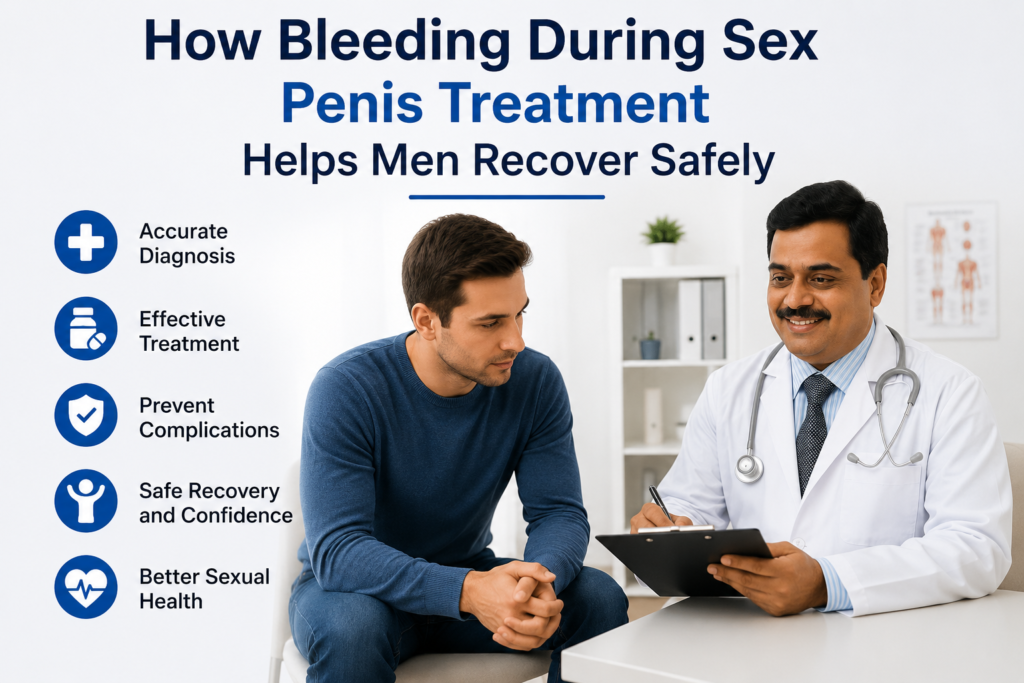 bleeding during sex penis treatment