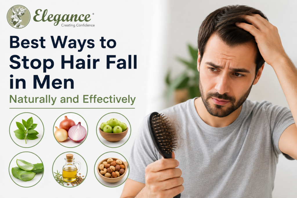 how to stop hair fall in men