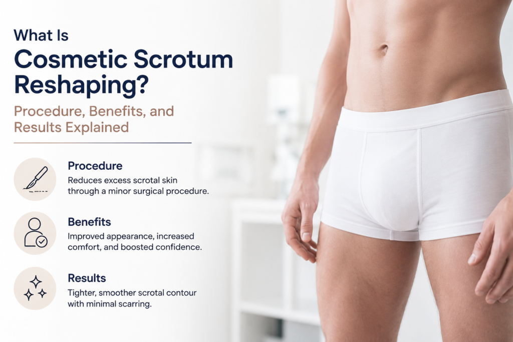 cosmetic scrotum reshaping