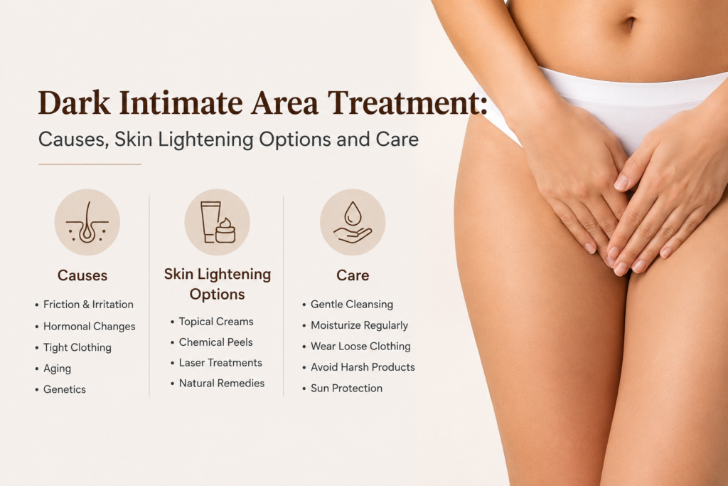 dark intimate area treatment