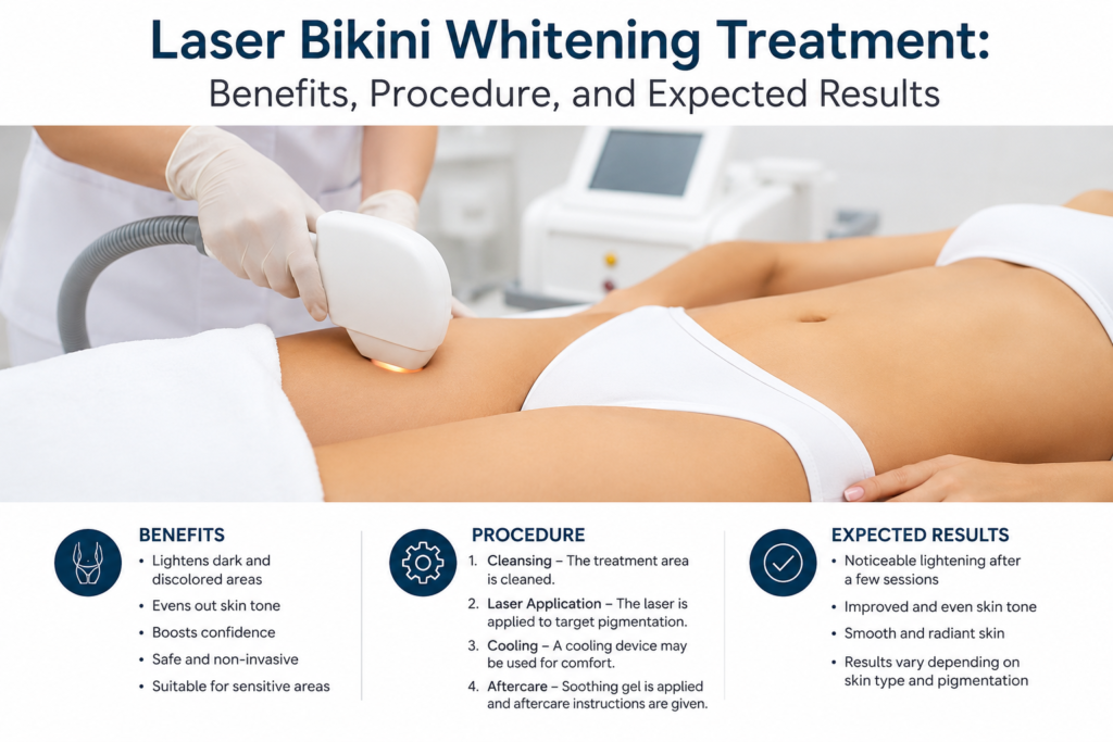 laser bikini whitening treatment